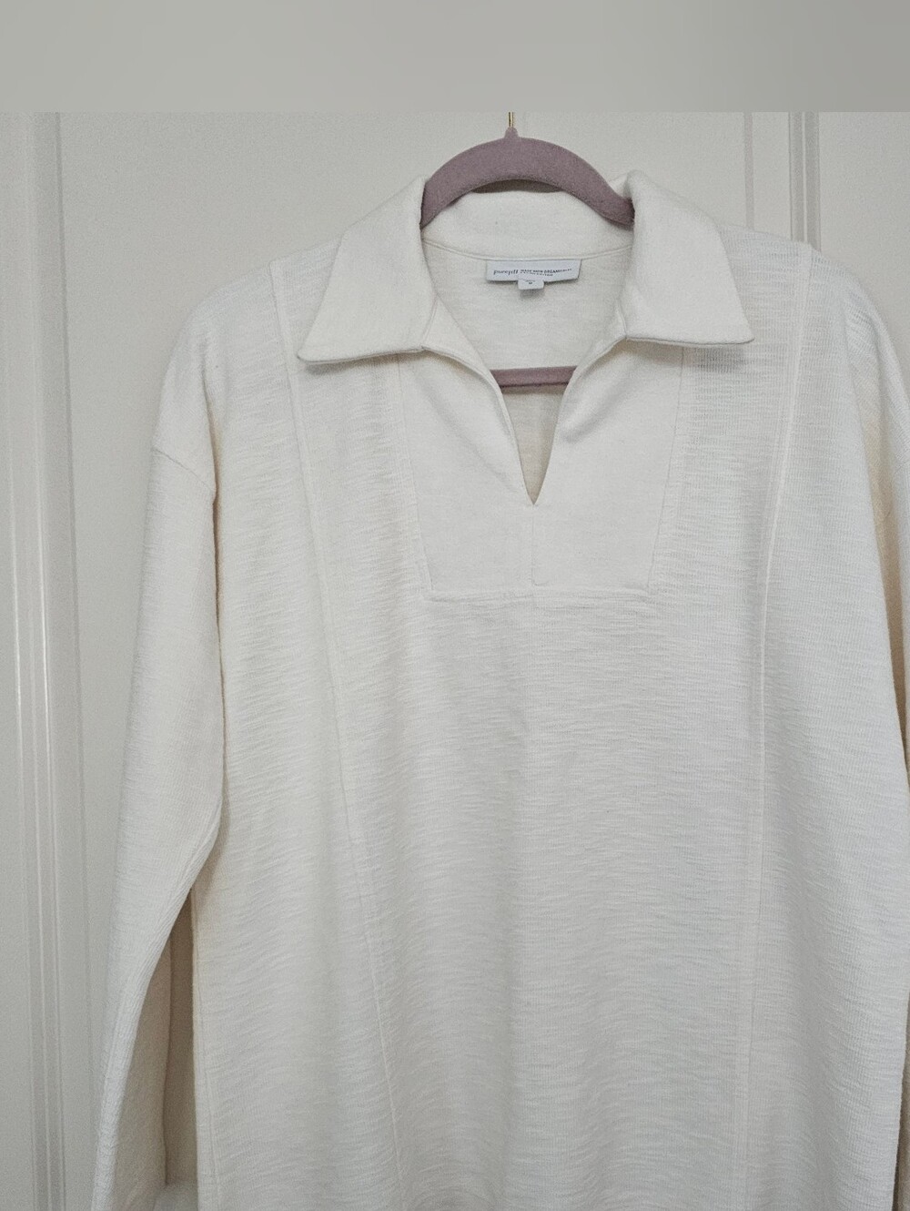 NWOT - Pure Jill Johnny Collar Top - Medium